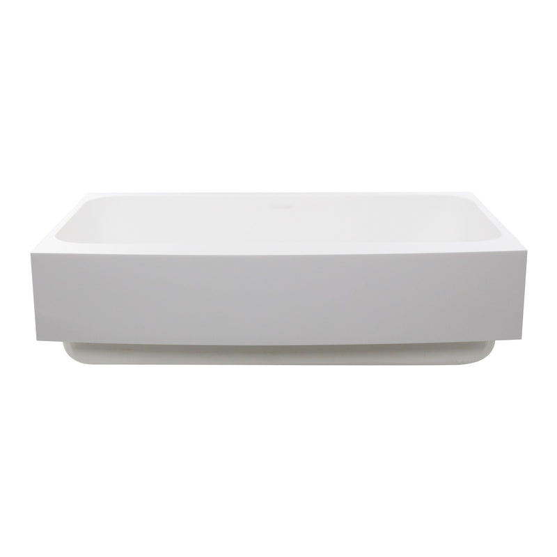 Nantucket Sinks Retrofit Glacierstone Single Bowl EZApron Kitchen Sink NS-GSEZA32S