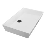 Nantucket Sinks Rectangle White Glacierstone Sink NS-GSTR24 - view 4