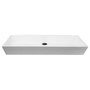Nantucket Sinks Rectangle White Glacierstone Sink NS-GSTR36 - view 2