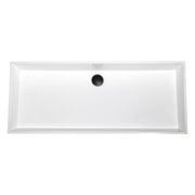 Nantucket Sinks Rectangle White Glacierstone Sink NS-GSTR36