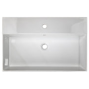 Nantucket Sinks 28 inch Fireclay Wallmount/Console Mount Bathroom Sink NS-NPCS28W - view 2