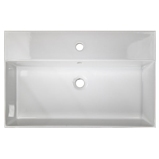 Nantucket Sinks 28 inch Fireclay Wallmount/Console Mount Bathroom Sink NS-NPCS28W - view 2