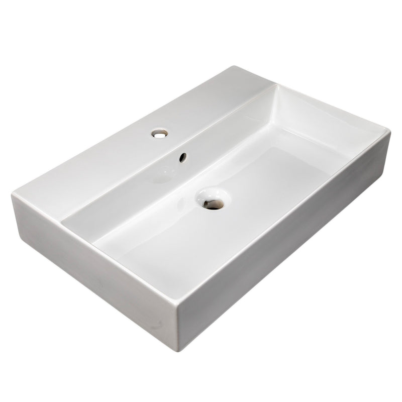 Nantucket Sinks 28 inch Fireclay Wallmount/Console Mount Bathroom Sink NS-NPCS28W - view 5