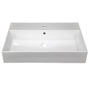 Nantucket Sinks 28 inch Fireclay Wallmount/Console Mount Bathroom Sink NS-NPCS28W