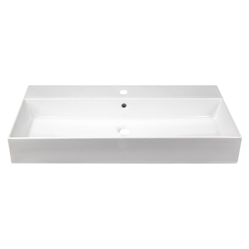 Nantucket Sinks 36 inch Fireclay Wallmount/Console Mount Bathroom Sink NS-NPCS36W - view 2
