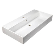 Nantucket Sinks 36 inch Fireclay Wallmount/Console Mount Bathroom Sink NS-NPCS36W - view 3