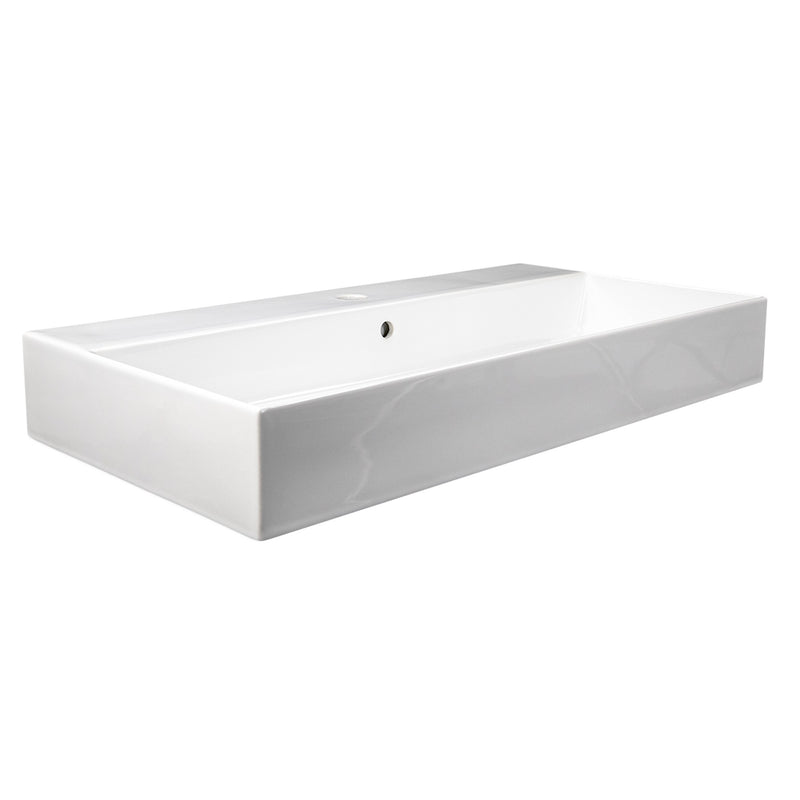 Nantucket Sinks 36 inch Fireclay Wallmount/Console Mount Bathroom Sink NS-NPCS36W - view 5