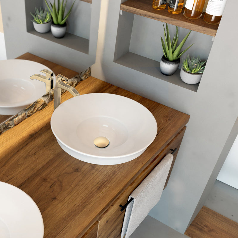 Nantucket Sinks Brushed Gold Finish Umbrella Drain NS-UDBG - view 6