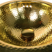 Nantucket Sinks Brushed Gold Finish Umbrella Drain With Overflow NS-UDBG-OF - view 4