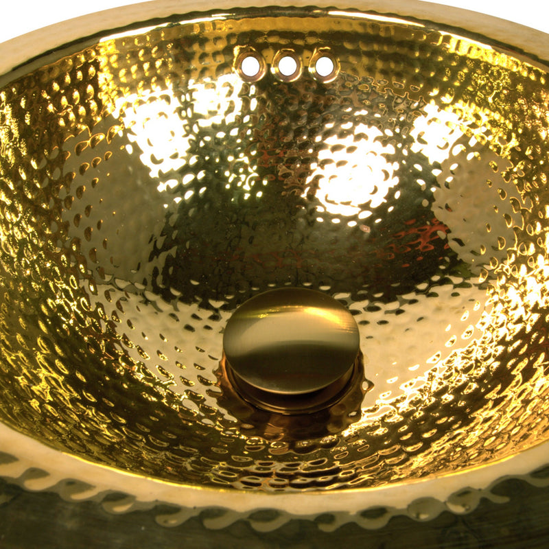Nantucket Sinks Brushed Gold Finish Umbrella Drain With Overflow NS-UDBG-OF - view 4