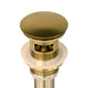 Nantucket Sinks Brushed Gold Finish Umbrella Drain With Overflow NS-UDBG-OF