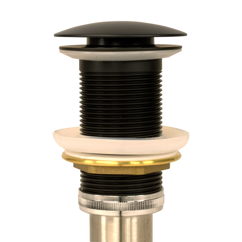 Nantucket Sinks Matte Black Finish Umbrella Drain NS-UDMB - view 2