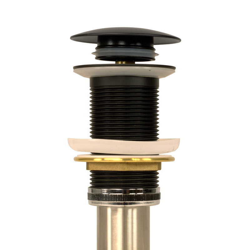 Nantucket Sinks Matte Black Finish Umbrella Drain NS-UDMB - view 3