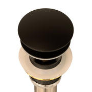 Nantucket Sinks Matte Black Finish Umbrella Drain With Overflow NS-UDMB-OF