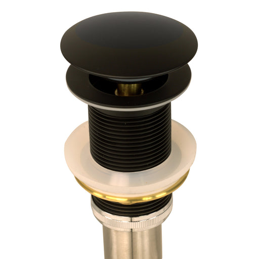 Nantucket Sinks Matte Black Finish Umbrella Drain NS-UDMB