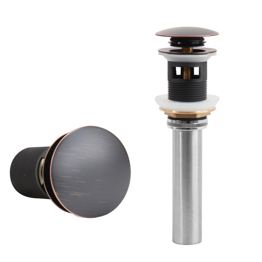 Nantucket Sinks Oil Rubbed Bronze Finish Umbrella Drain With Overflow NS-UDORB-OF