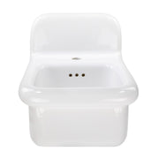 Nantucket Sinks 14-inch Fireclay Wallmount Bath Sink NS-VCDM14-WW - view 2