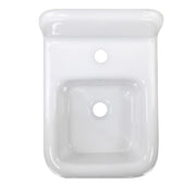 Nantucket Sinks 14-inch Fireclay Wallmount Bath Sink NS-VCDM14-WW - view 4