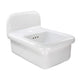Nantucket Sinks 14-inch Fireclay Wallmount Bath Sink NS-VCDM14-WW