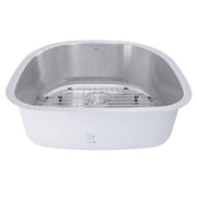 Nantucket Sinks NS03i-16 Sconset 23-Inch D-Bowl Undermount Stainless Steel Kitchen Sink, 16 Gauge - view 3