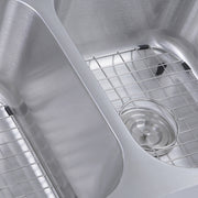 Nantucket Sinks 32.5 Inch Double Bowl Equal Undermount Stainless Steel Kitchen Sink, 16 Gauge NS10i-16 - view 3
