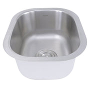 Nantucket Sinks NS1512 - 15 Inch Rectangle Undermount Stainless Steel Bar/Prep Sink, 18 Gauge - view 4
