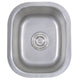 Nantucket Sinks NS1512 - 15 Inch Rectangle Undermount Stainless Steel Bar/Prep Sink, 18 Gauge