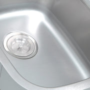 Nantucket Sinks NS20- Rectangle Undermount Stainless Steel Bar/Prep Sink, 18 Gauge - view 3