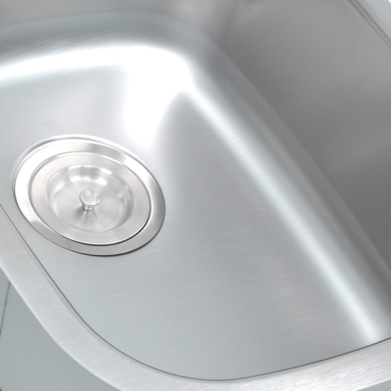Nantucket Sinks NS20- Rectangle Undermount Stainless Steel Bar/Prep Sink, 18 Gauge - view 3