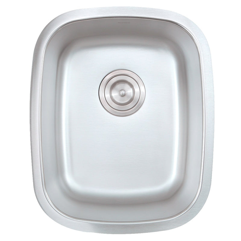 Nantucket Sinks NS20- Rectangle Undermount Stainless Steel Bar/Prep Sink, 18 Gauge