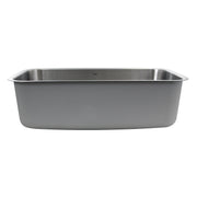 Nantucket Sinks NS3018-9-16 30 Inch Large Rectangle Single Bowl Undermount Stainless Steel Kitchen Sink, 9 Inches Deep - view 6