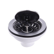 Nantucket Sinks NS35LCC-CH Chrome Flip Top Crumb Cup Kitchen Drain