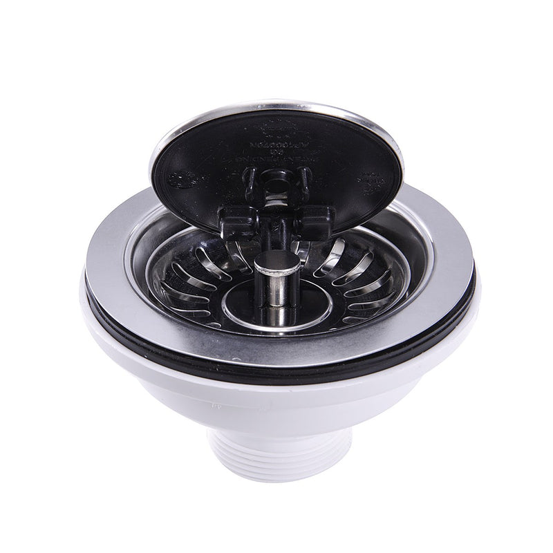 Nantucket Sinks NS35LCC-CH Chrome Flip Top Crumb Cup Kitchen Drain