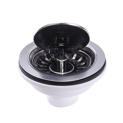 Nantucket Sinks NS35LCC-CH Chrome Flip Top Crumb Cup Kitchen Drain