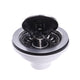 Nantucket Sinks NS35LCC-CH Chrome Flip Top Crumb Cup Kitchen Drain