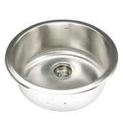 Nantucket Sinks NS37- Round Undermount Stainless Steel Bar/Prep Sink, 18 Gauge - view 2