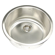 Nantucket Sinks NS37- Round Undermount Stainless Steel Bar/Prep Sink, 18 Gauge - view 3