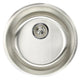 Nantucket Sinks NS37- Round Undermount Stainless Steel Bar/Prep Sink, 18 Gauge