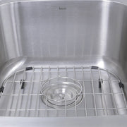 Nantucket Sinks 60/40 Double Bowl 16 Gauge Kitchen Sink with Cutting Board, Grids and Colander Drains NS503-16-CB - view 4