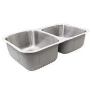 Nantucket Sinks NS6040-18 - 32 Inch 60/40 Double bowl Undermount Stainless Steel Kitchen Sink, 18 Gauge - view 4