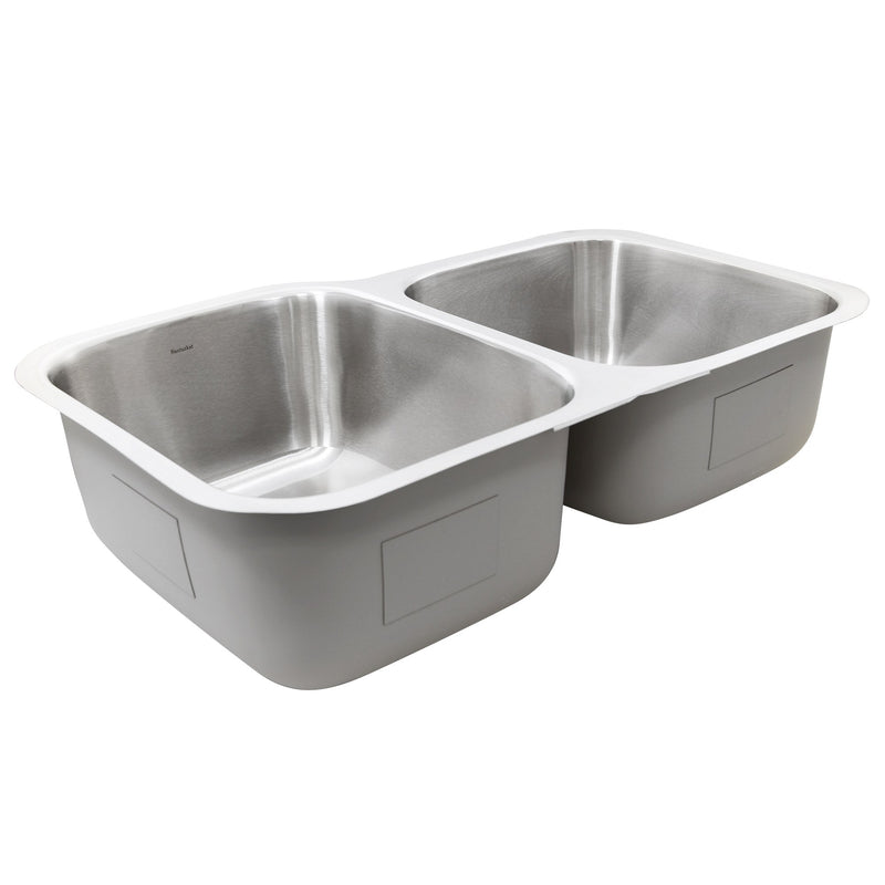 Nantucket Sinks NS6040-18 - 32 Inch 60/40 Double bowl Undermount Stainless Steel Kitchen Sink, 18 Gauge - view 4