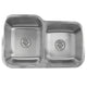 Nantucket Sinks NS6040-18 - 32 Inch 60/40 Double bowl Undermount Stainless Steel Kitchen Sink, 18 Gauge