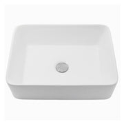 Nantucket Sinks Rectangle White Vessel Sink NSV105 - view 2