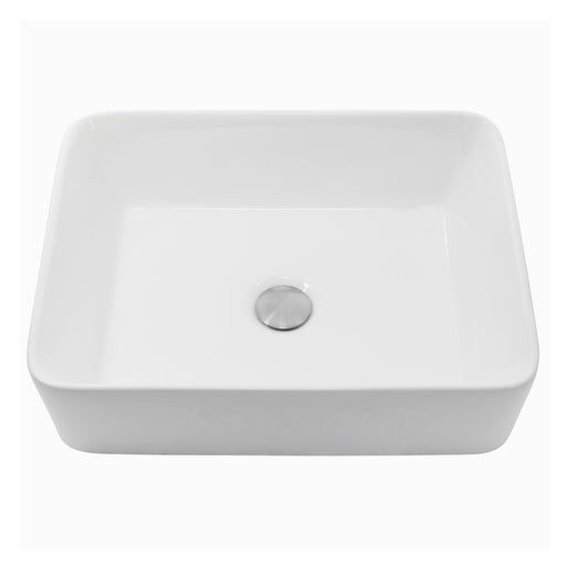 Nantucket Sinks Rectangle White Vessel Sink NSV105 - view 2