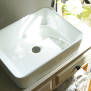Nantucket Sinks Rectangle White Vessel Sink NSV105 - view 7
