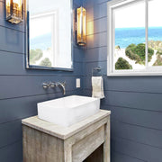 Nantucket Sinks Rectangle White Vessel Sink NSV105 - view 9