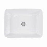 Nantucket Sinks Rectangle White Vessel Sink NSV105