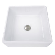 Nantucket Sinks Square White Vessel Sink NSV107A - view 2