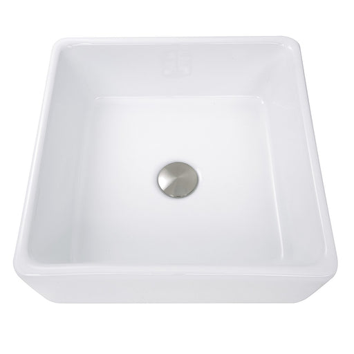 Nantucket Sinks Square White Vessel Sink NSV107A - view 2