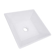 Nantucket Sinks Square Tapered White Vessel Sink NSV109 - view 2